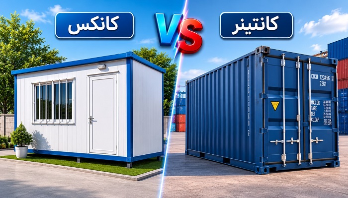 اجاره انبار 14 فرق کانکس و کانتینر چیست؟